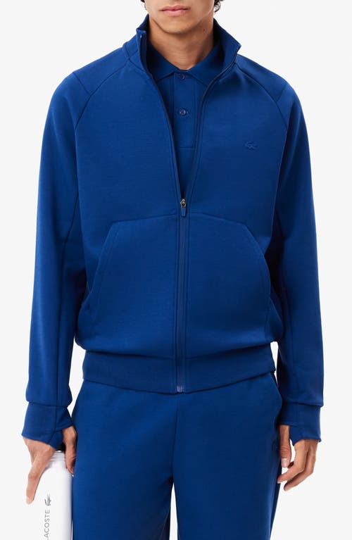 Shop Lacoste Zip-up Jacket In Globe