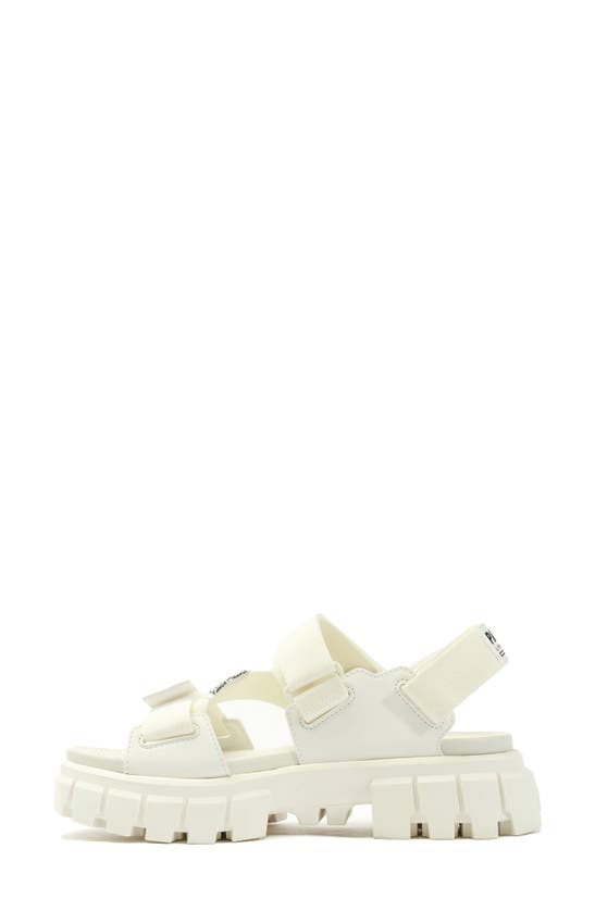 Palladium Revolt Mono Platform Sandal In Star White