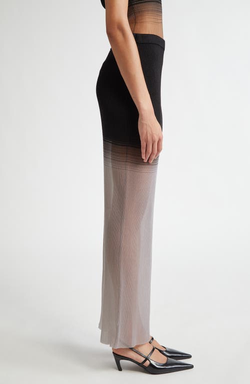 Shop Grace Ling Evanescent Mini Maxi Illusion Skirt In Flume