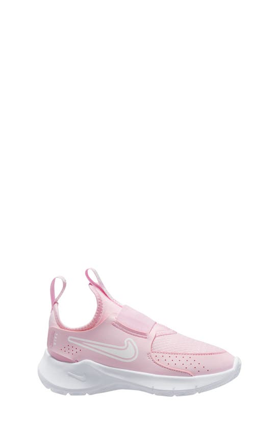 Shop Nike Flex Runner 3 Slip-on Shoe In Pink Foam / White