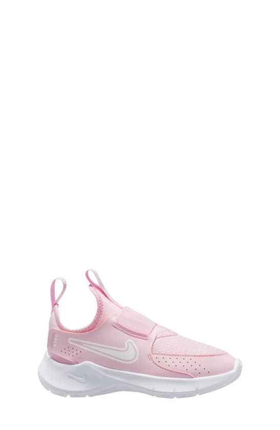 Nike Flex Runner 3 Slip-on Shoe In Pink Foam / White
