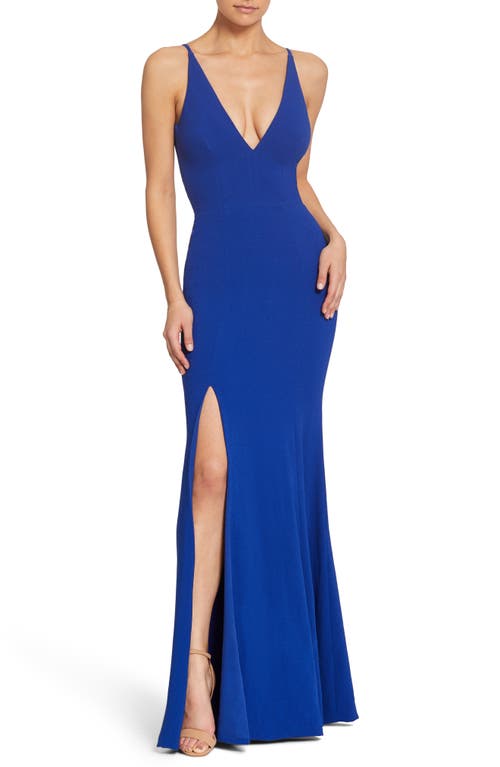 Dress the Population Iris Slit Crepe Gown at Nordstrom,
