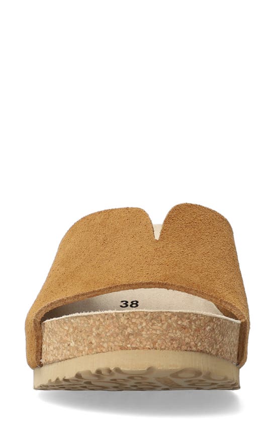 Shop Mephisto Lisane Slide Sandal In Tobacco Sandvel