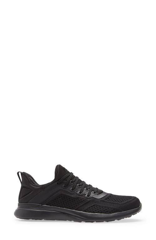 Shop Apl Athletic Propulsion Labs Apl Techloom Tracer Knit Training Shoe In Black/black