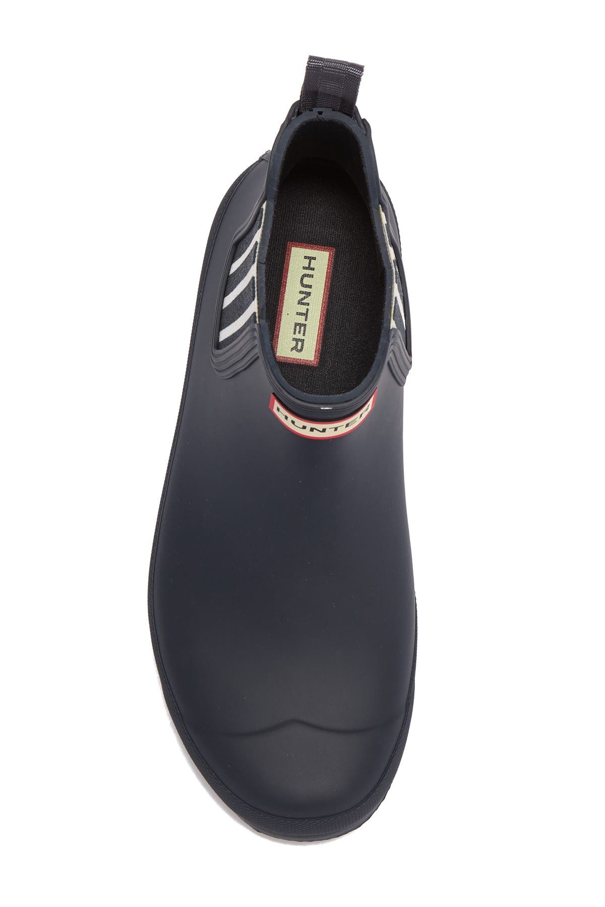 hunter garden stripe chelsea boots