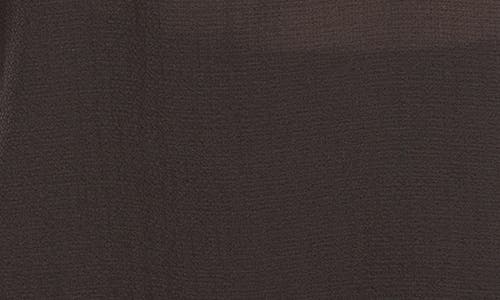 Max Studio Mock Neck Long Sleeve Top In Black