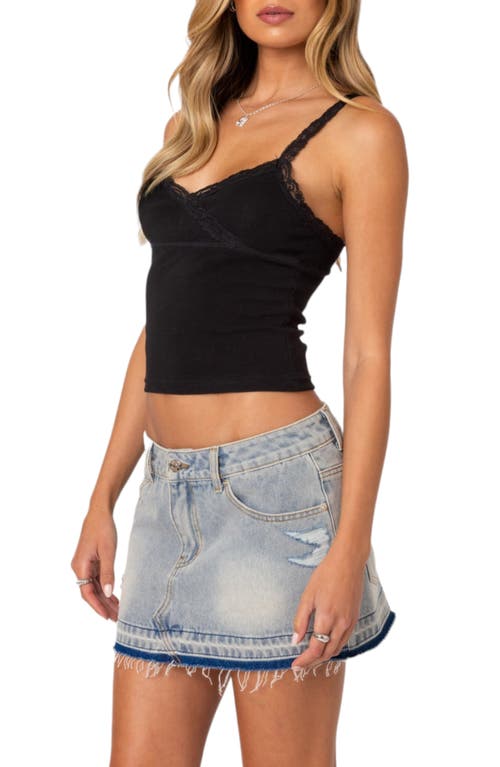 Shop Edikted Amilia Lace Trim Camisole In Black