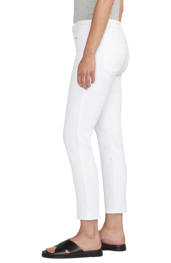 Shop Jag Jeans Jag Cassie Slim Crop Straight Leg Jeans In White