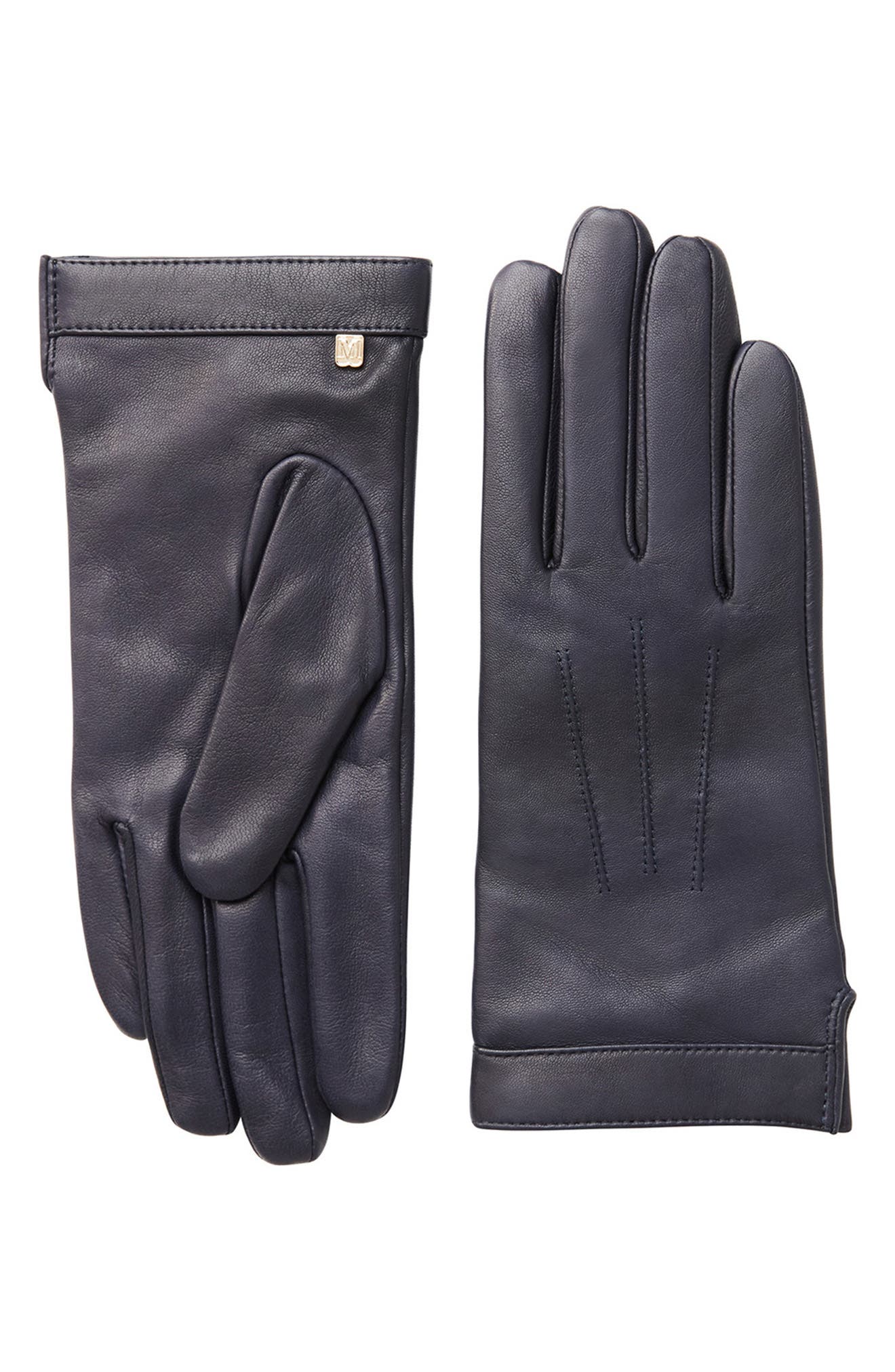 Bruno Magli Diamond Quilt Cashmere Lined Leather Gloves main image 1