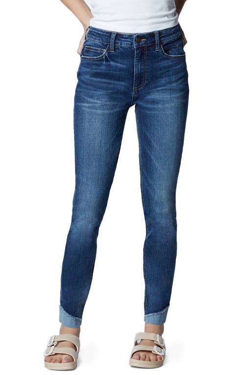 HINT OF BLU High Waist Ankle Skinny Jeans Splash Blue Dark at Nordstrom,