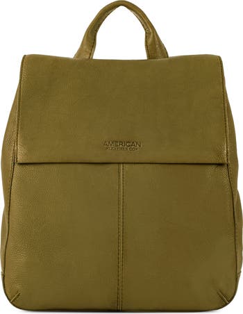 Liberty Leather Flap Backpack