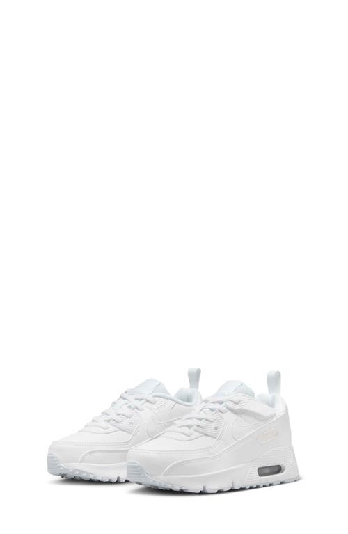 Nike Air Max 90 Easy-on Sneaker In White/ Silver/ White/ White