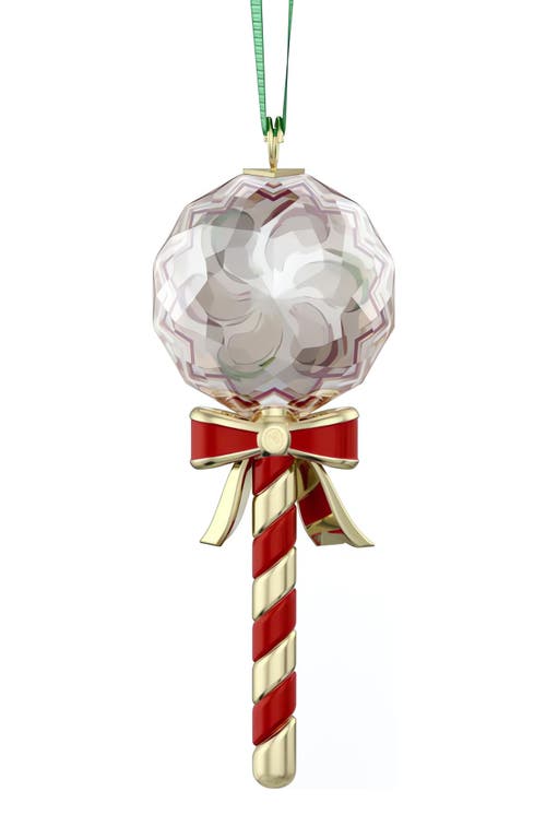 Shop Swarovski Holiday Cheers Lollipop Crystal Ornament In Multicolored