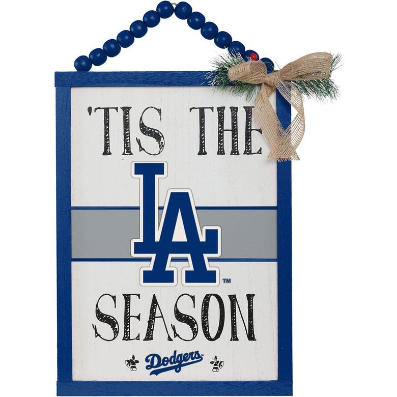 Foco Los Angeles Dodgers 'tis The Season Sign In Blue