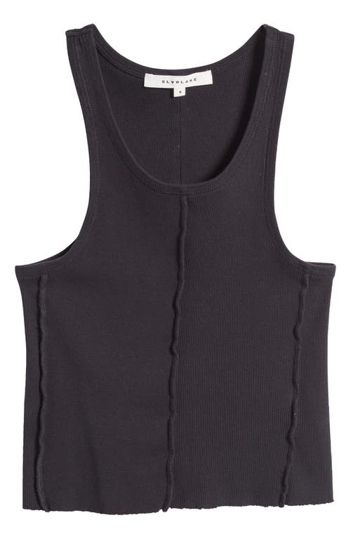 SLVRLAKE SLVRLAKE RE-WORK RAW HEM TANK