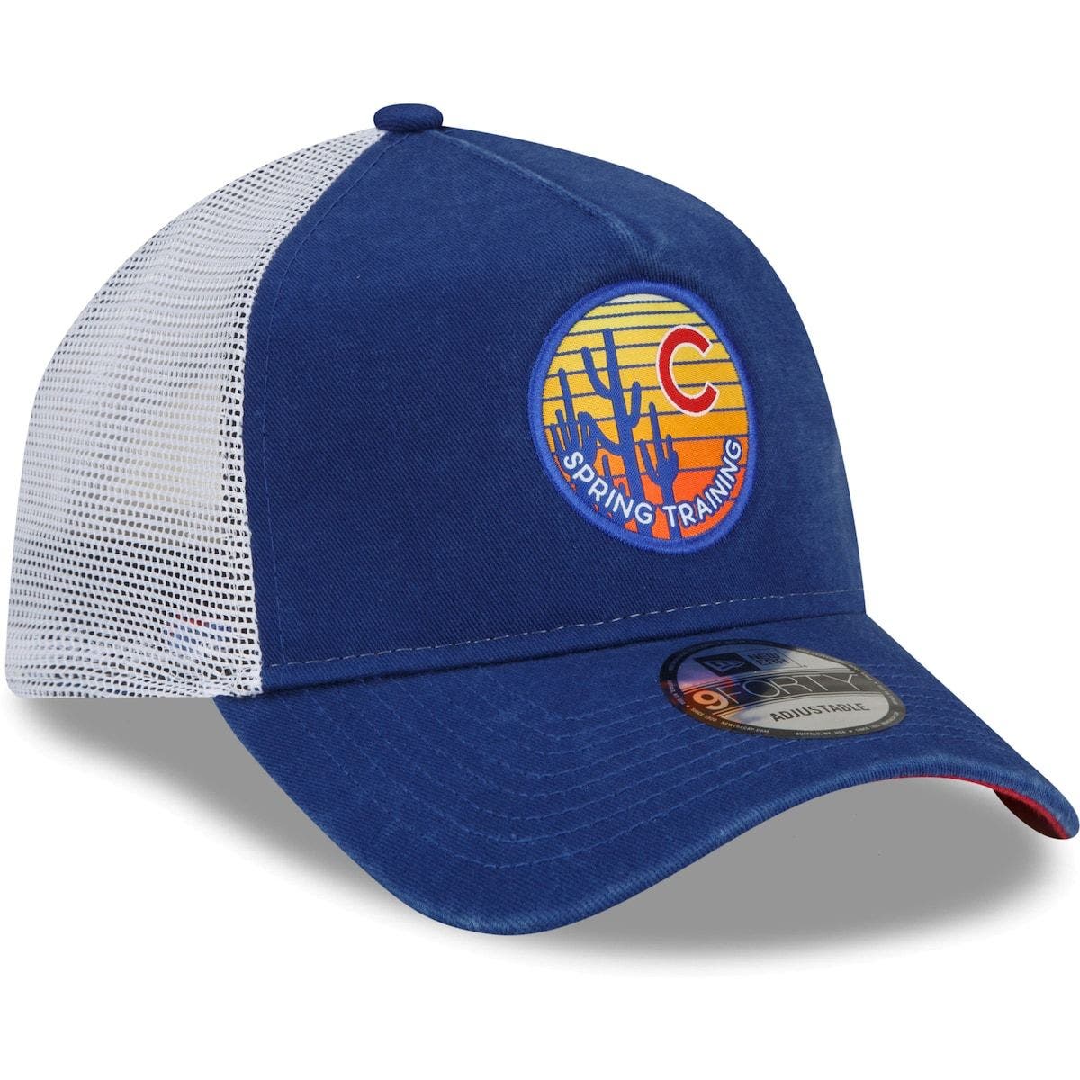 New Era Men's New Era Royal Chicago Cubs Spring Training Sunset Trucker