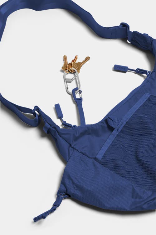 Baboon To The Moon Crescent Crossbody Bag In Navy