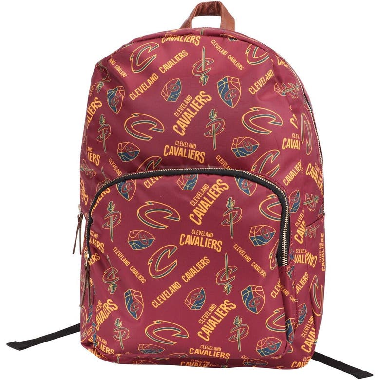 Foco Cleveland Cavaliers Printed Collection Backpack In Black