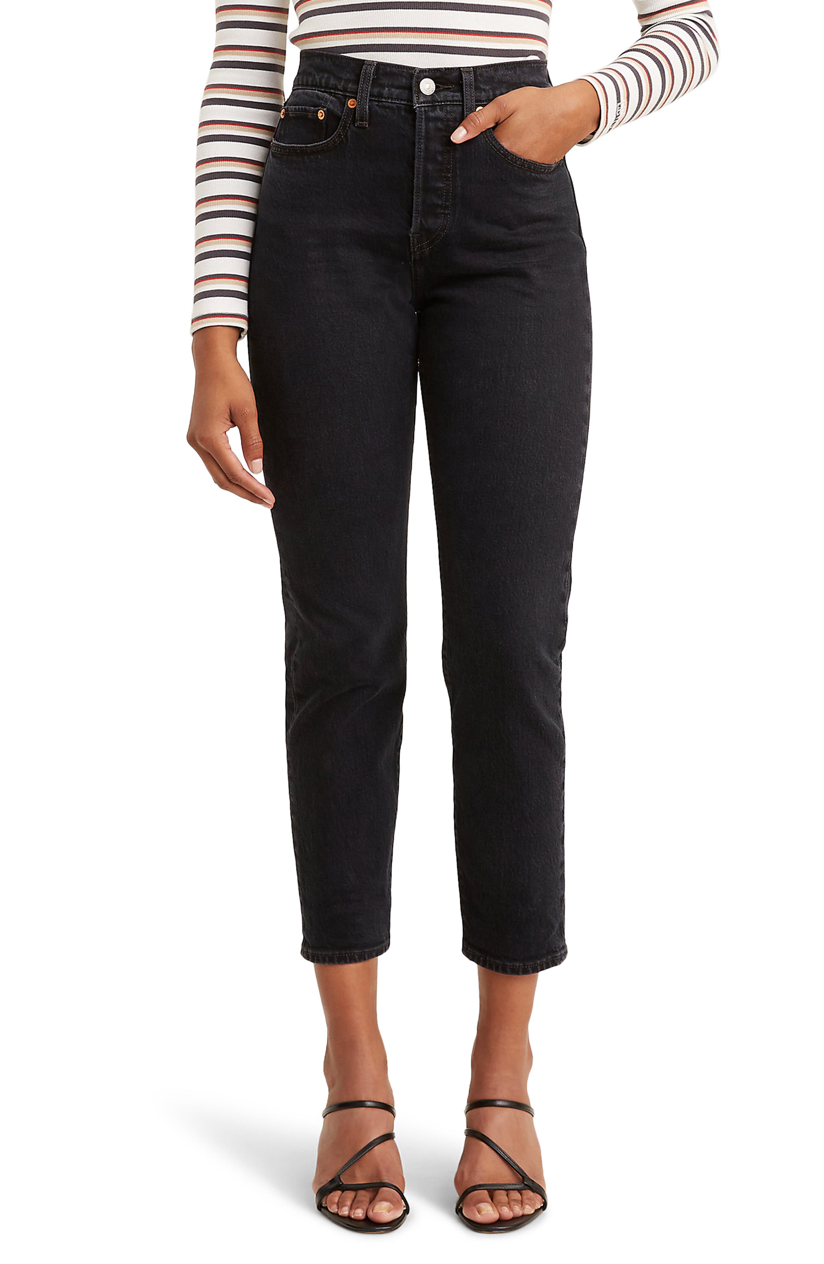 levi's wedgie icon fit high waist ankle jeans