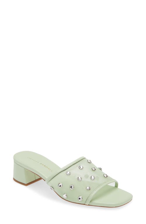 Brooke Slide Sandal in Seafoam