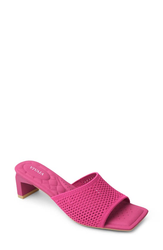 Shop Vivaia Juliet Pro Slide Sandal In Pitaya Mesh