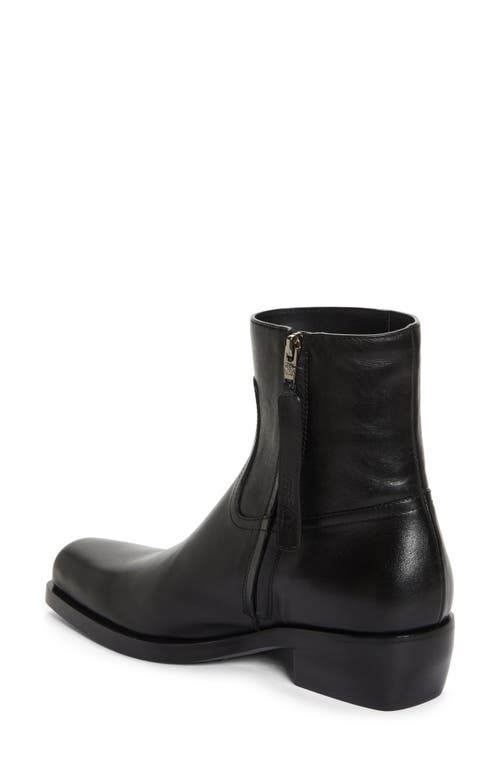 Shop Versace Luciano Boot In Black-ruthenium