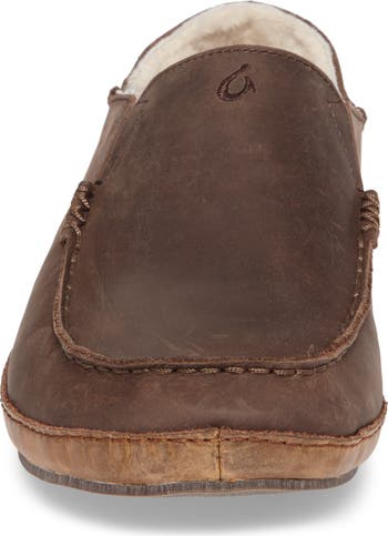 Olukai moloa slipper online dark wood