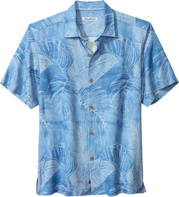 Tommy Bahama Vine Lines Short Sleeve Silk Button-Up Shirt | Nordstrom