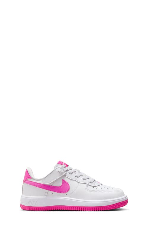 Shop Nike Air Force 1 Low Easyon Sneaker In White/laser Fuchsia