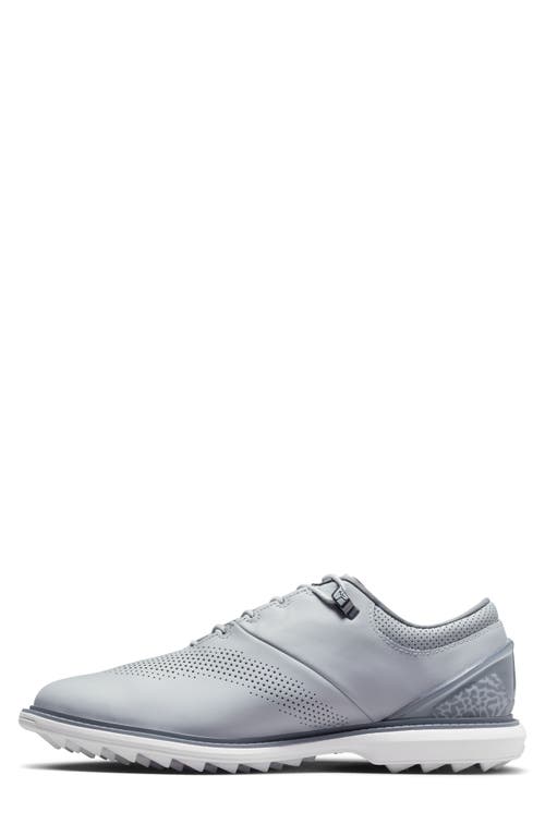 Shop Jordan Adg 4 Golf Shoe In Wolf Grey/white/smoke Grey