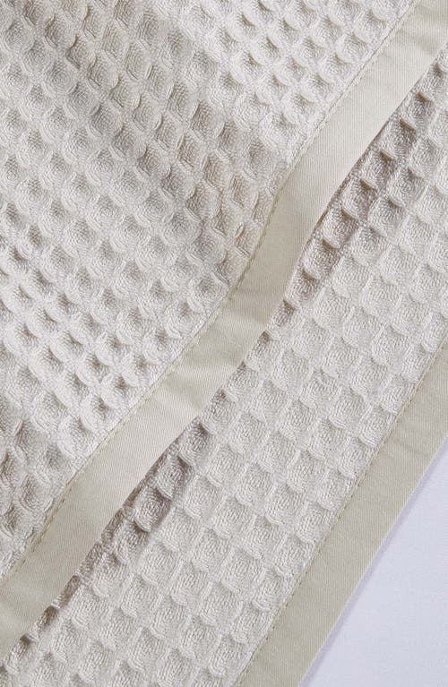 Sijo Waffle Knit Bed Blanket In Fog