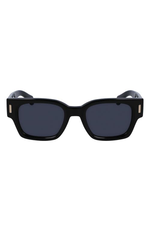 Ferragamo Rivets 52mm Square Sunglasses In Black