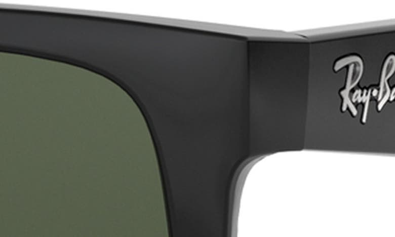 Shop Ray Ban Ray-ban 55mm Rectangular Sunglasses In Black