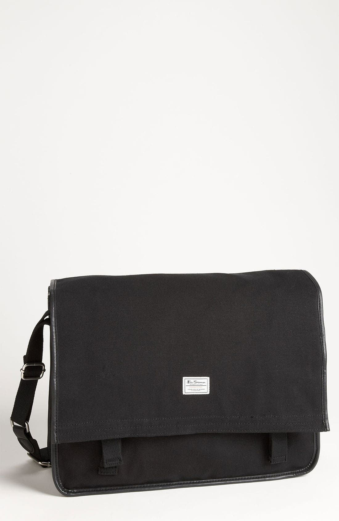 ben sherman canvas messenger bag