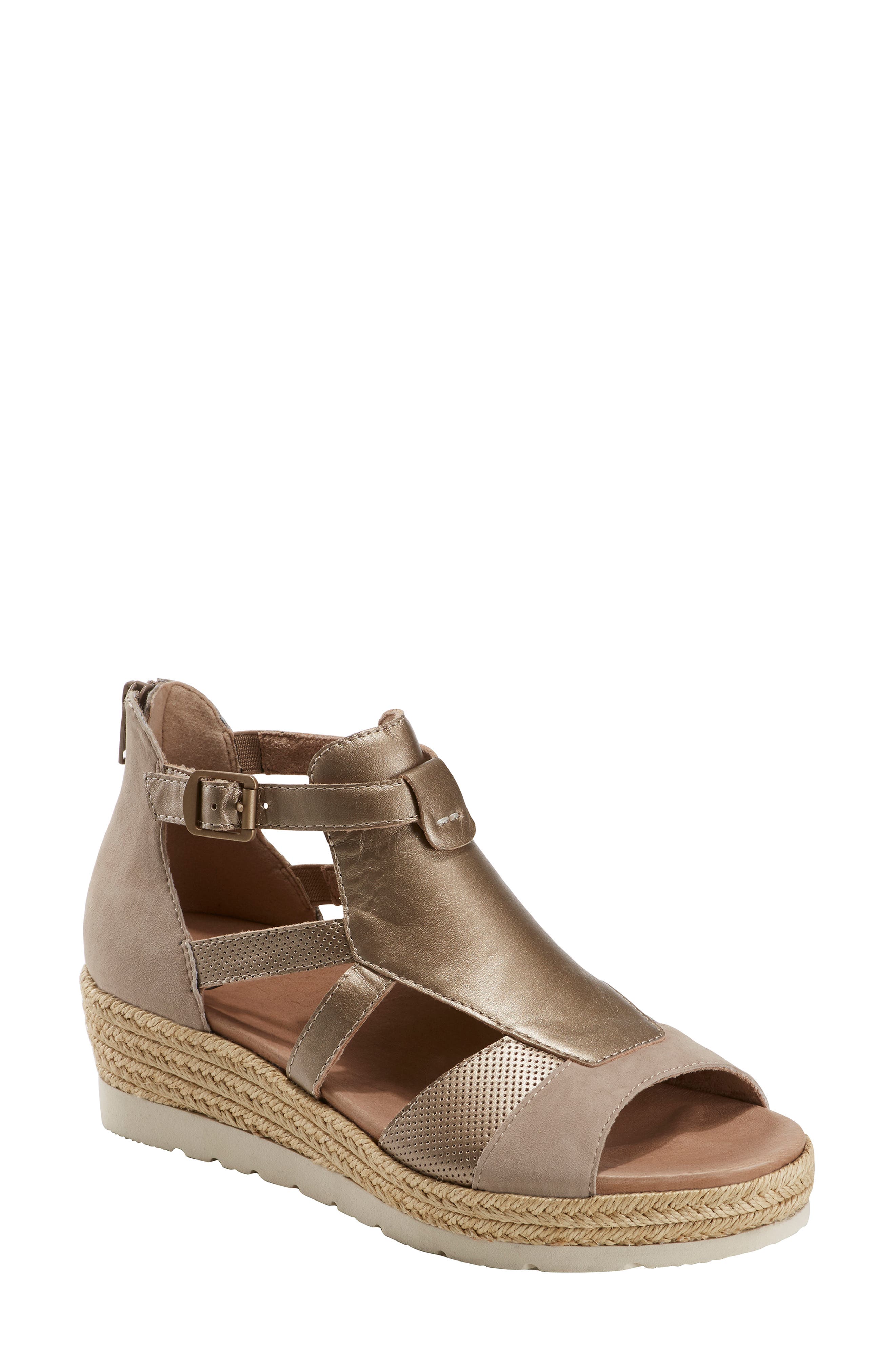 Earth Jasmine Sandal, Metallic