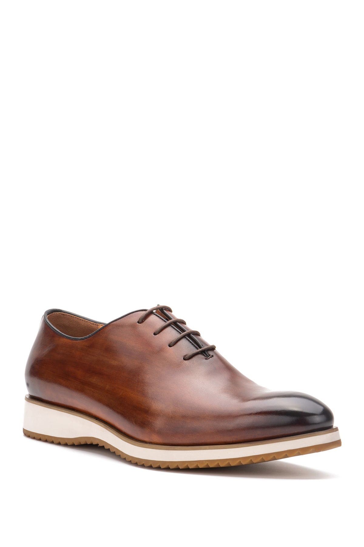 Vintage Foundry Edgar Plain Toe Leather Oxford In Tan | ModeSens