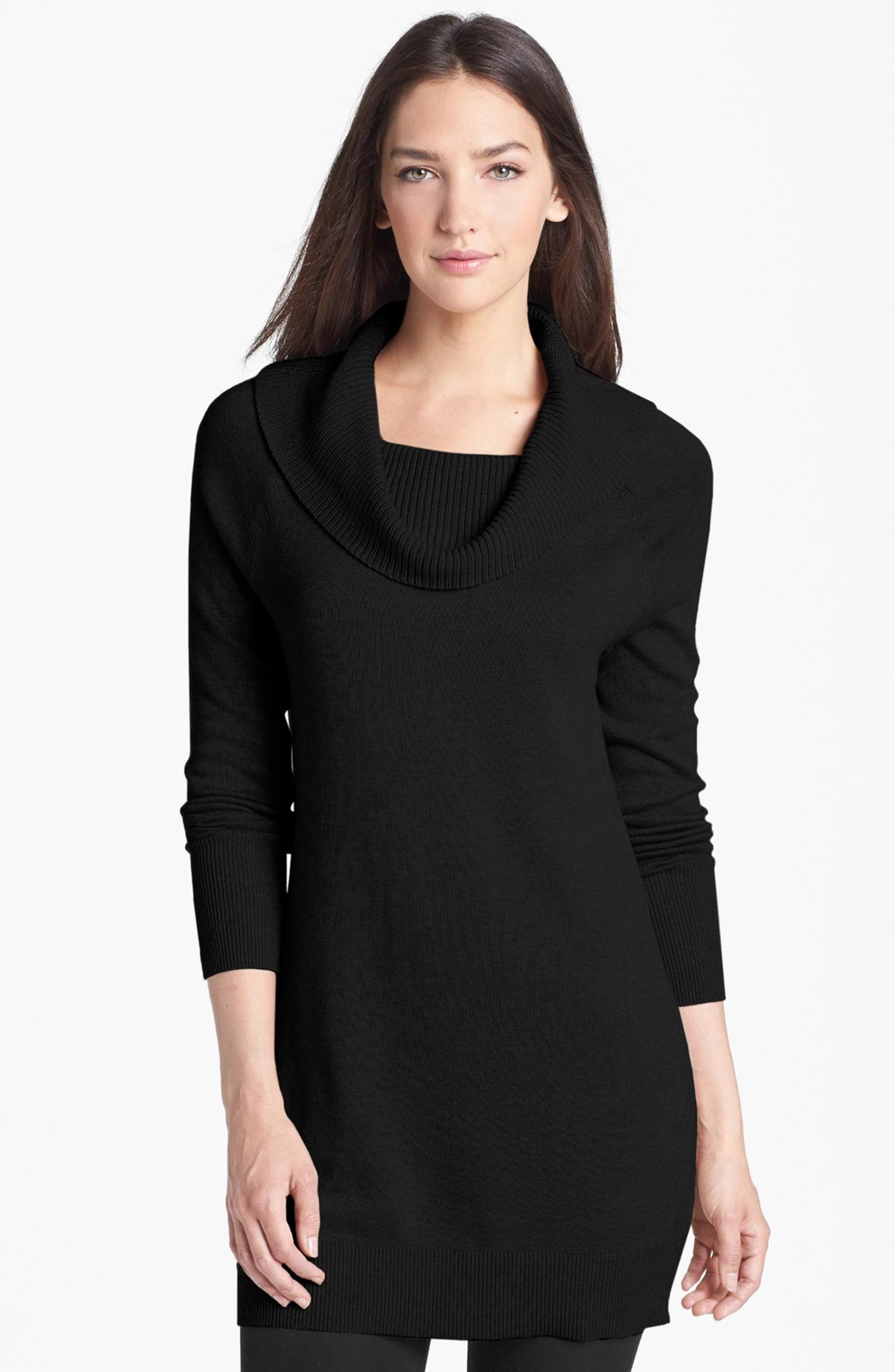 Halogen® Cowl Neck Tunic Sweater | Nordstrom