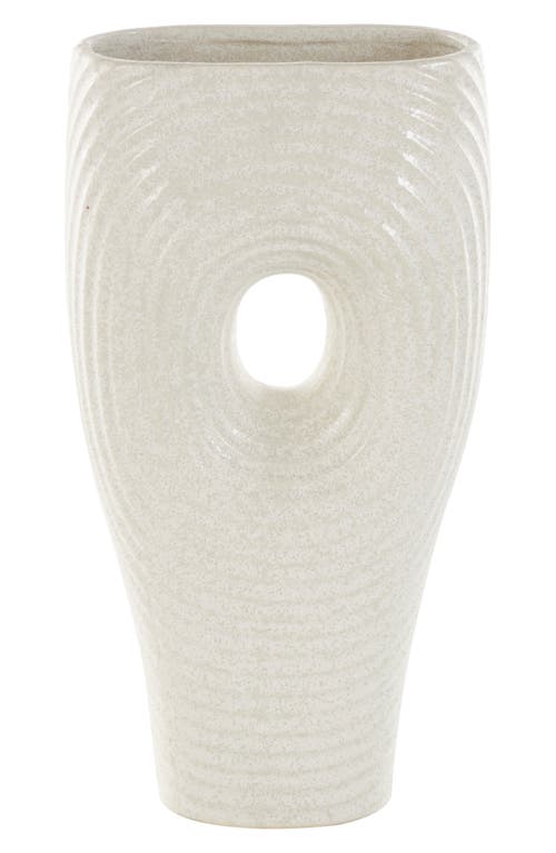 GINGER BIRCH STUDIO GINGER BIRCH STUDIO TEXTURED CERAMIC VASE