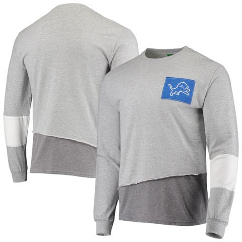 Dick's Sporting Goods Nike Men's Detroit Lions Athletic Charcoal/Blue Long  Sleeve Raglan T-Shirt