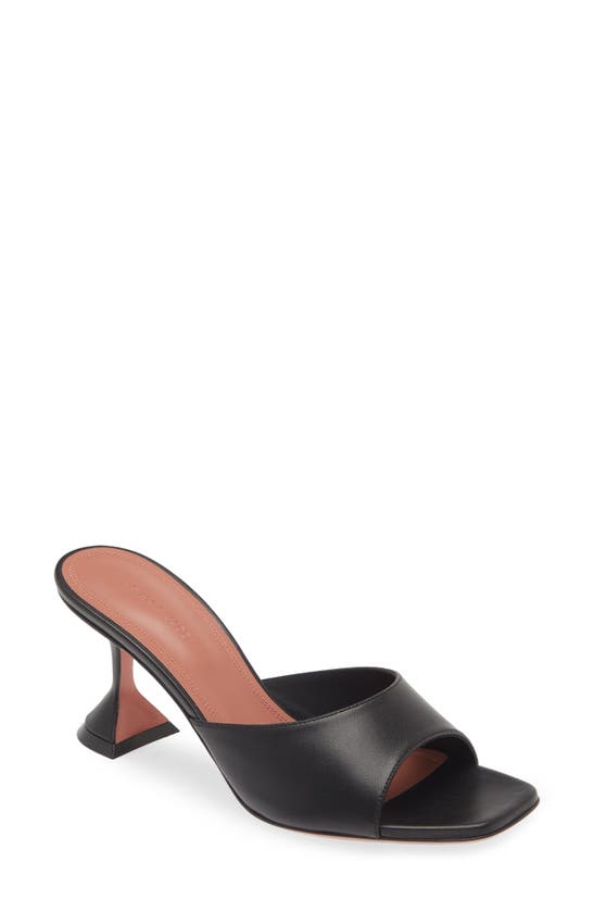 Shop Amina Muaddi Lupita Slide Sandal In Black