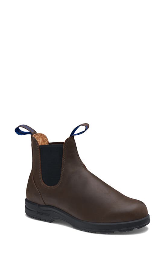 Shop Blundstone Footwear Thermal All Terrain Water Resistant Chelsea Boot In Antique Brown