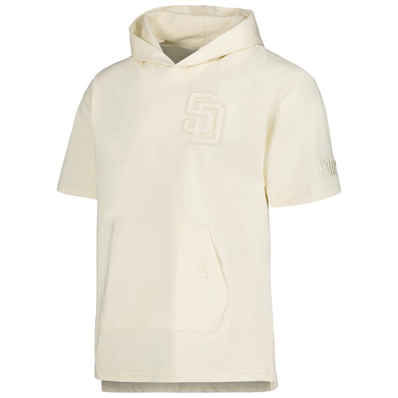 Shop Pro Standard Cream San Diego Padres Neutral Short Sleeve Hoodie T-shirt