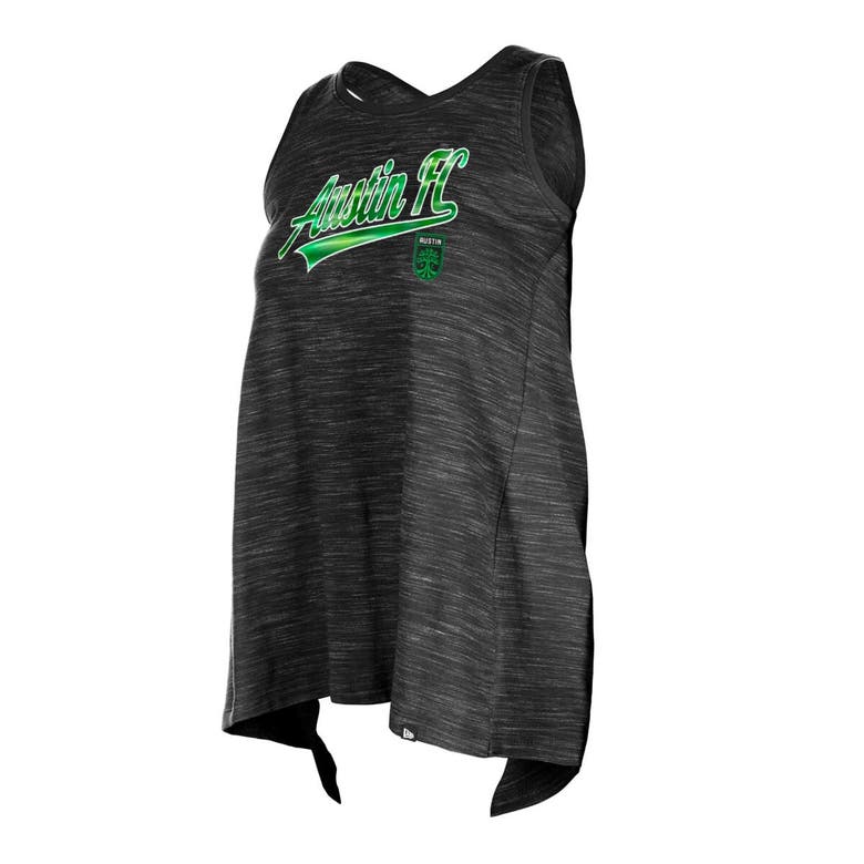 Shop 5th And Ocean By New Era 5th & Ocean By New Era Black Austin Fc Athletic Cross Back Tank Top