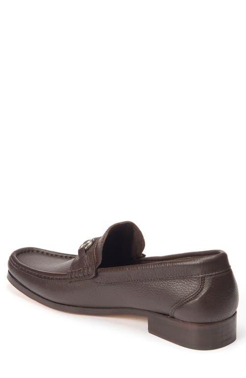 Shop Sandro Moscoloni Garda Bit Loafer In Brown Leather