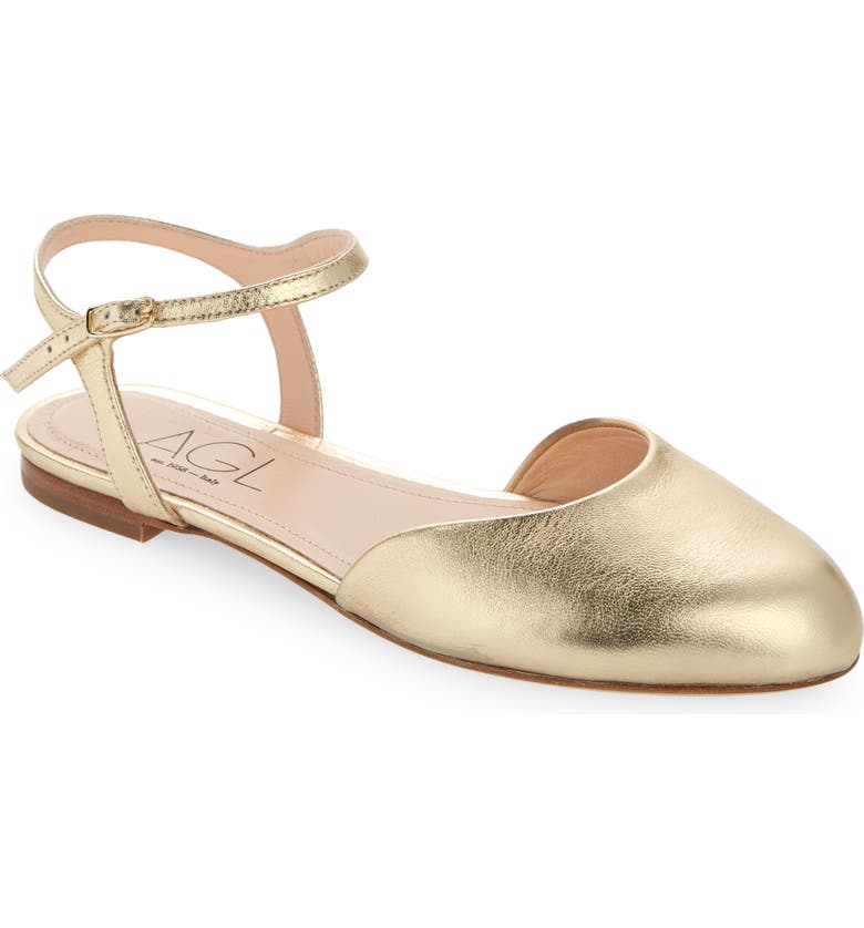 AGL Milly Ankle Strap Flat | Nordstrom