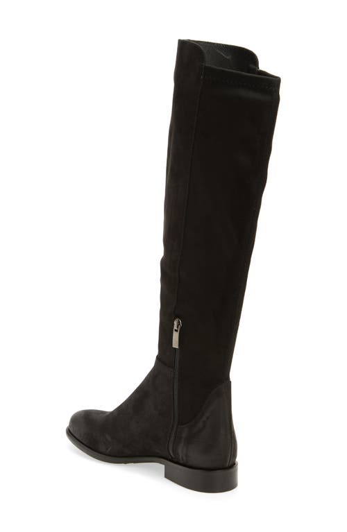 Shop Cordani Bethany Knee High Boot In Black Nubuck