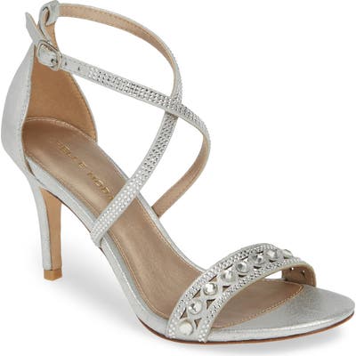 Pelle Moda Rory Crystal Embellished Sandal