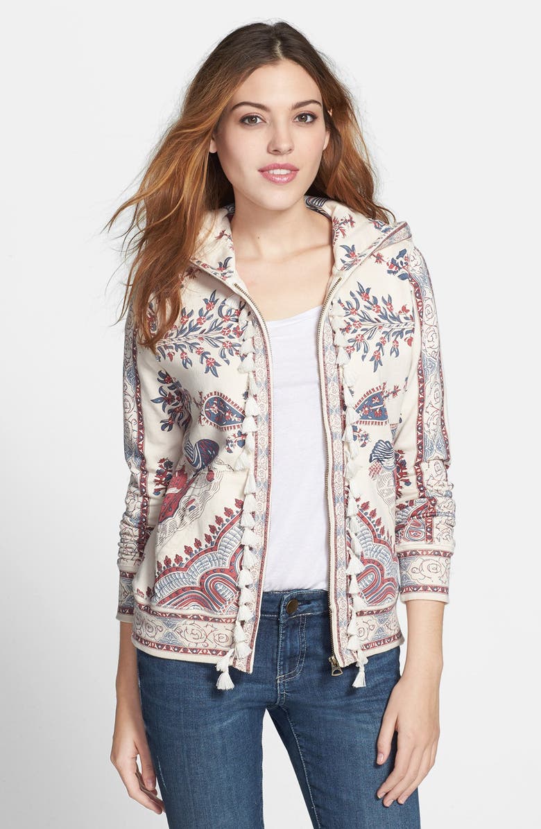 Lucky Brand Print Cotton Hoodie | Nordstrom