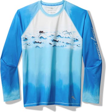 Tommy Bahama Oceanic Ombré Long Sleeve T-Shirt