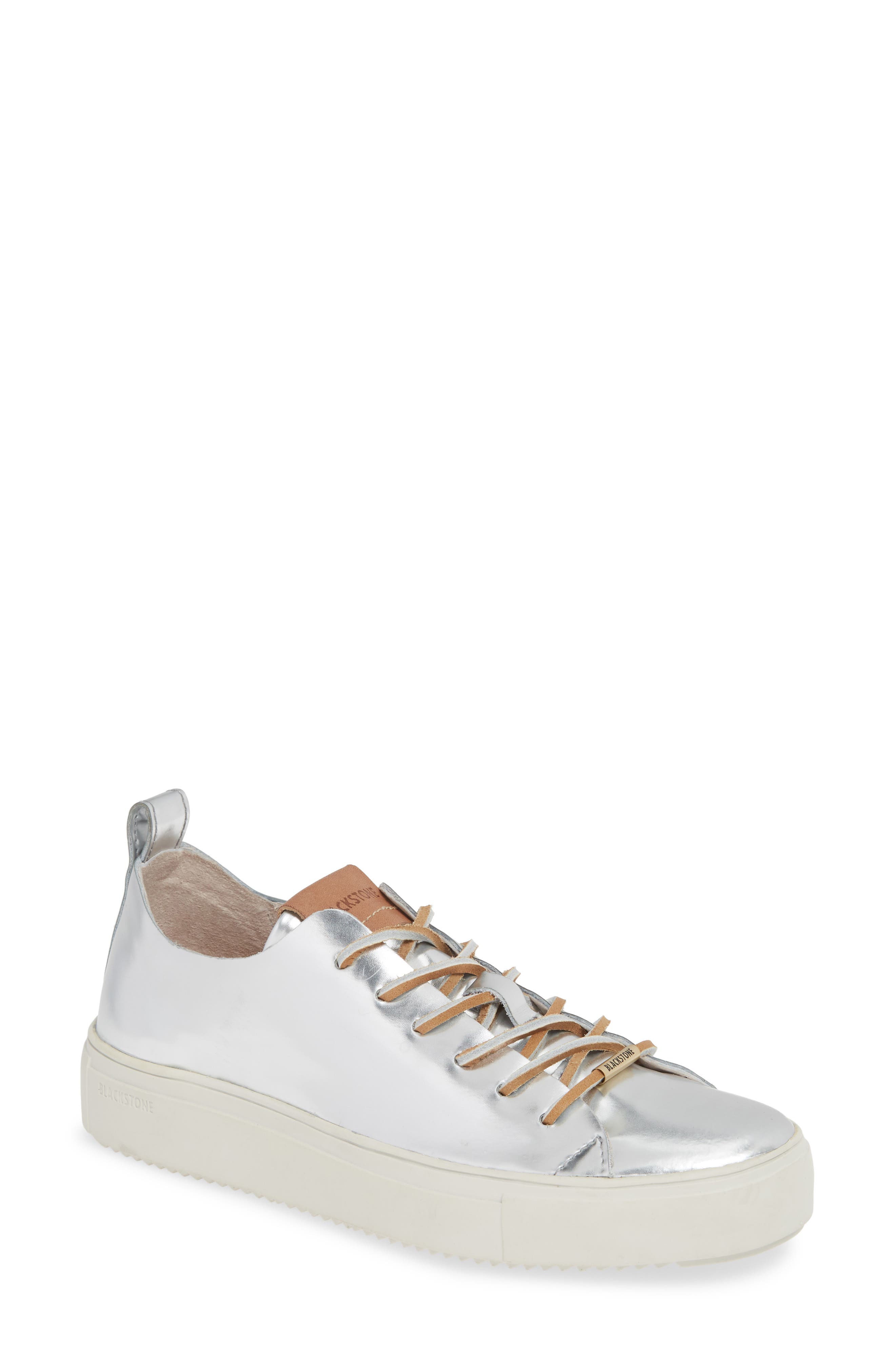 Blackstone Rl69 Metallic Mid Top Sneaker, Metallic